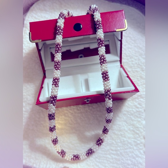 Bead seed necklace - Picture 9 of 10